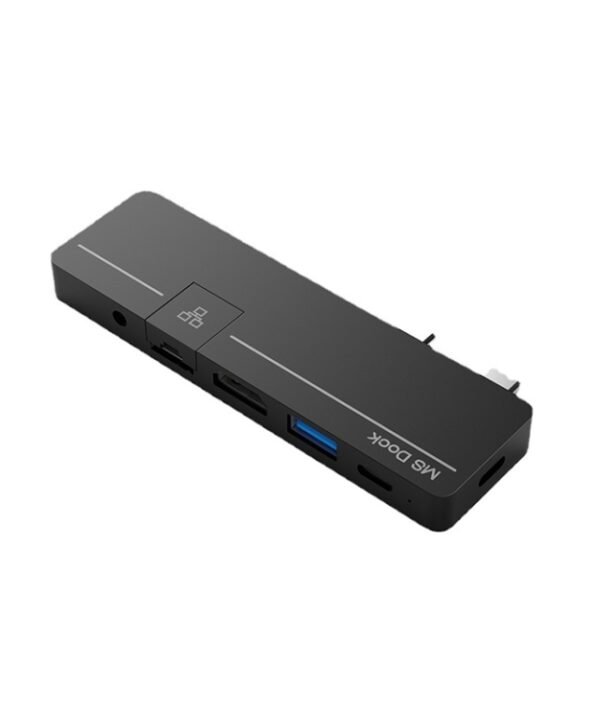 Rocketek SHX6 Multifunctional Dual Type-C Ports Expansion Dock HUB Adapter with LAN