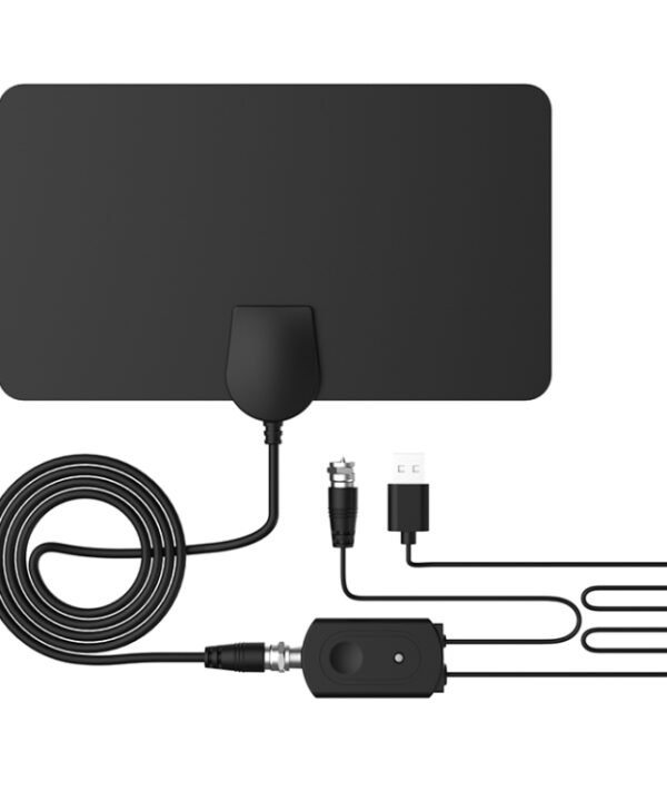 AN-1001 5dBi/25dBi Indoor  HDTV Antenna with Dual-side Sticker, VHF170-230/UHF470-862MHz, AN-1001