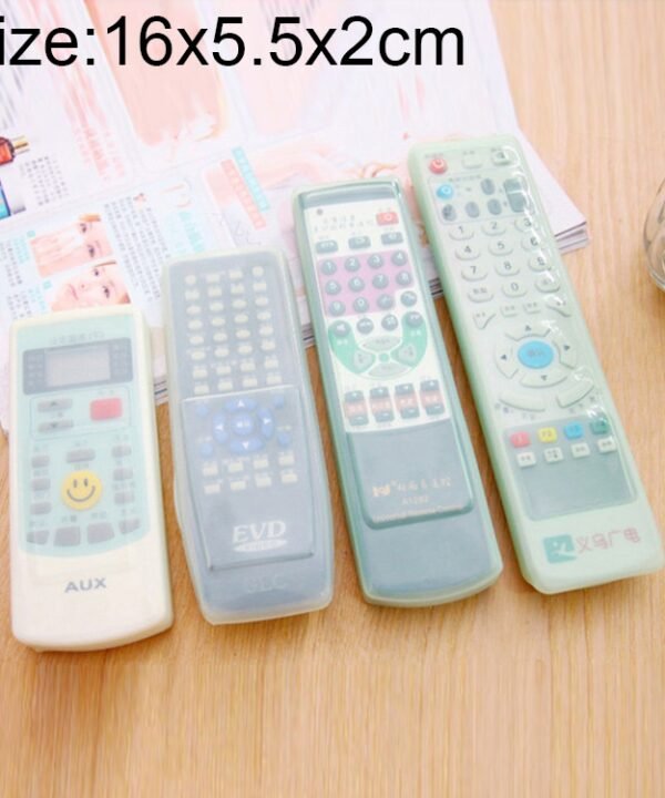5 PCS Long Design Air Conditioning Remote Control Silicone Protective Cover, Size: 16*5.5*2cm