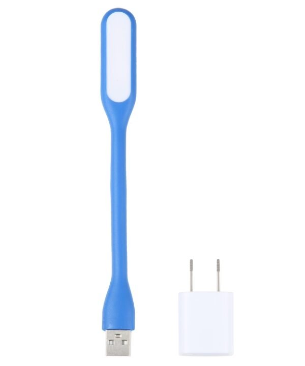 6LEDs USB Interface Flexible Reading Light with US Power Adapter