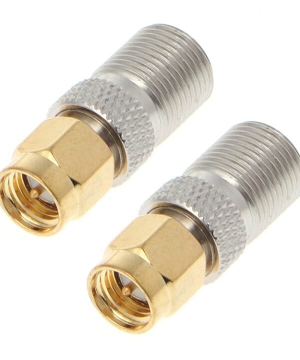 2 PCS SMA Male to F Female RF Coaxial Connector