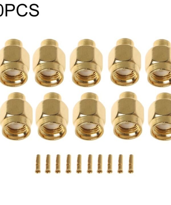 20 PCS SMA-JB3 RF Connector SMA Male Inner Screw & Pin Solder Semi-Rigid