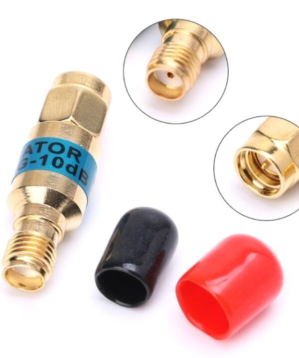 2W 10dBi SMA-JK Male to Female DC-6.0GHz Frequency RF Coaxial Attenuator