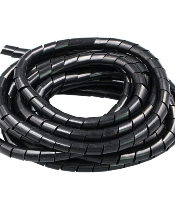 15m PE Spiral Pipes Wire Winding Organizer Tidy Tube, Nominal Diameter: 6mm, 6mm /15m Length, 6mm / 15m Length