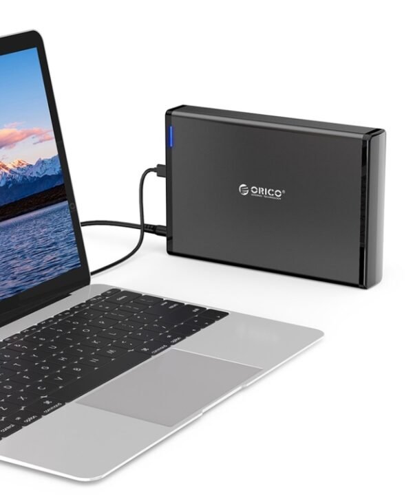 ORICO 7688C3 8TB 3.5 inch USB-C / Type-C Mobile HDD Enclosure with Detachable Base, Cable Length: 1m