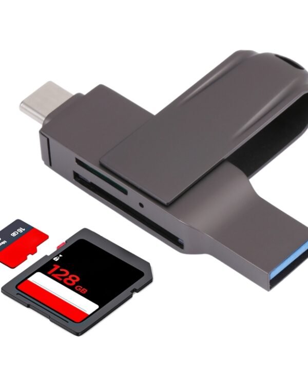2 In 1 Multifunction USB-C / Type-C to USB 3.0 Card Reader
