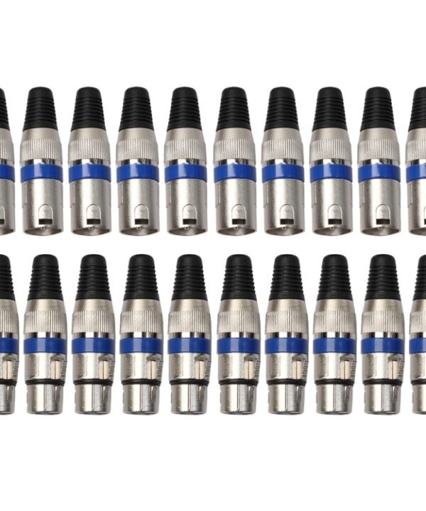 10 Pairs XLR Plug Male + Female Jack Mic Jack Plug Socket Connector