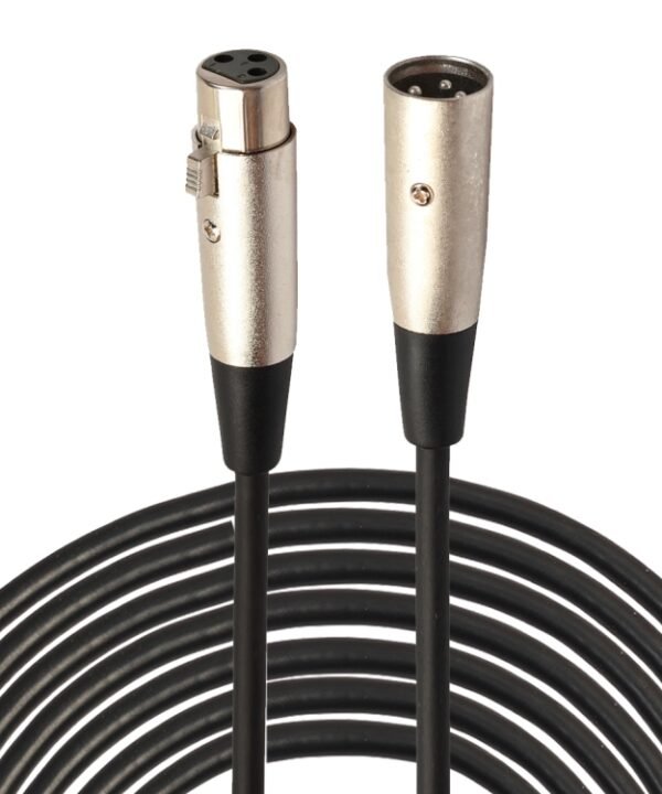 15m 3-Pin XLR Male to XLR Female MIC Shielded Cable Microphone Audio Cord