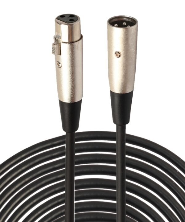 20m 3-Pin XLR Male to XLR Female MIC Shielded Cable Microphone Audio Cord