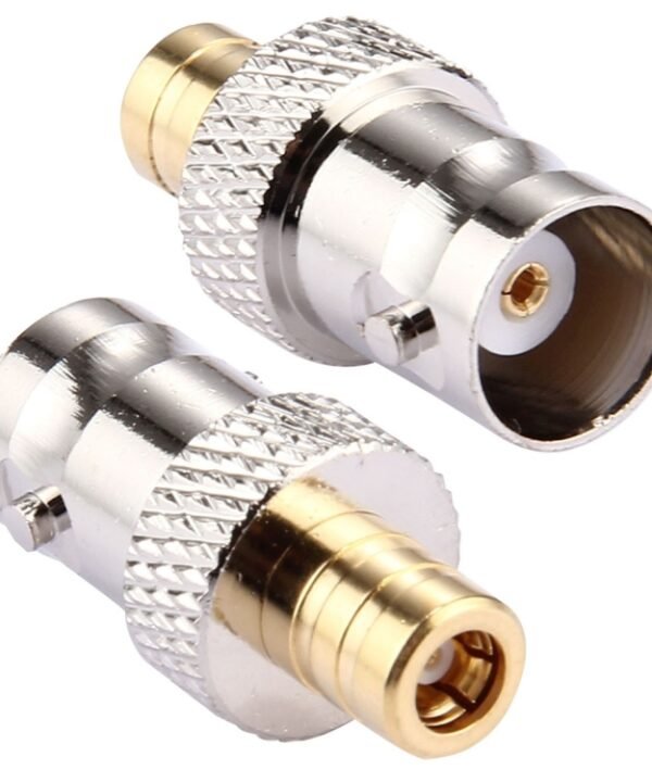 2 PCS BNC Female to SMB Female Connector