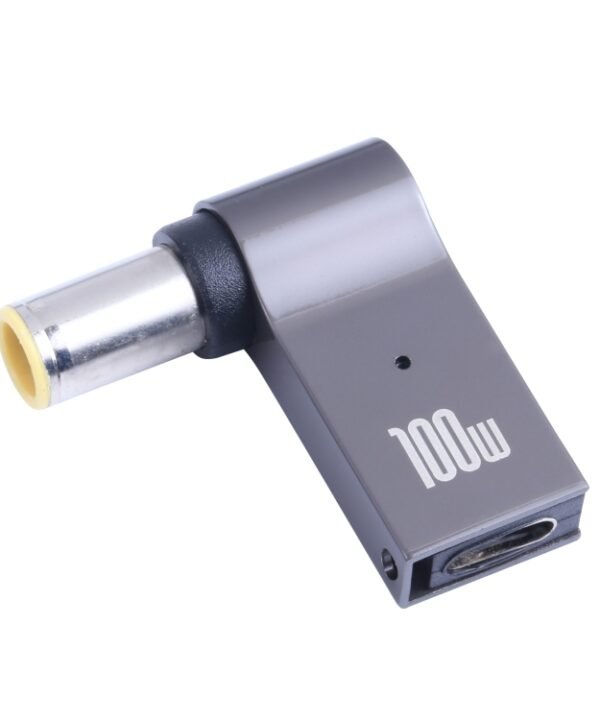 100W USB-C / Type-C Female to DC 7.9x5.0mm Male Computer Charging Adapter for Lenovo
