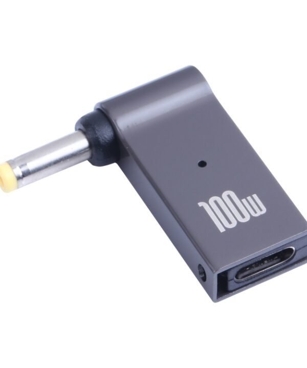 100W USB-C / Type-C Female to DC 4.0x1.7mm Male Computer Charging Adapter for Lenovo