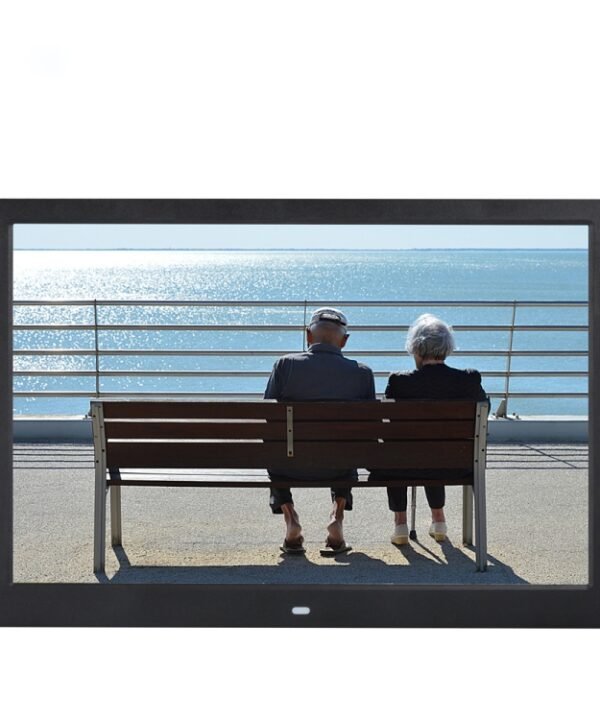 14-inch Digital Photo Frame Electronic Photo Frame Ultra-narrow Side Support 1080P Wall-mounted Advertising Machine