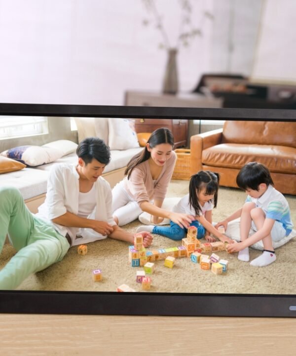 15.6 inch FHD LED Display Digital Photo Frame with Holder & Remote Control, MSTAR V53 Program, Support USB / SD Card Input