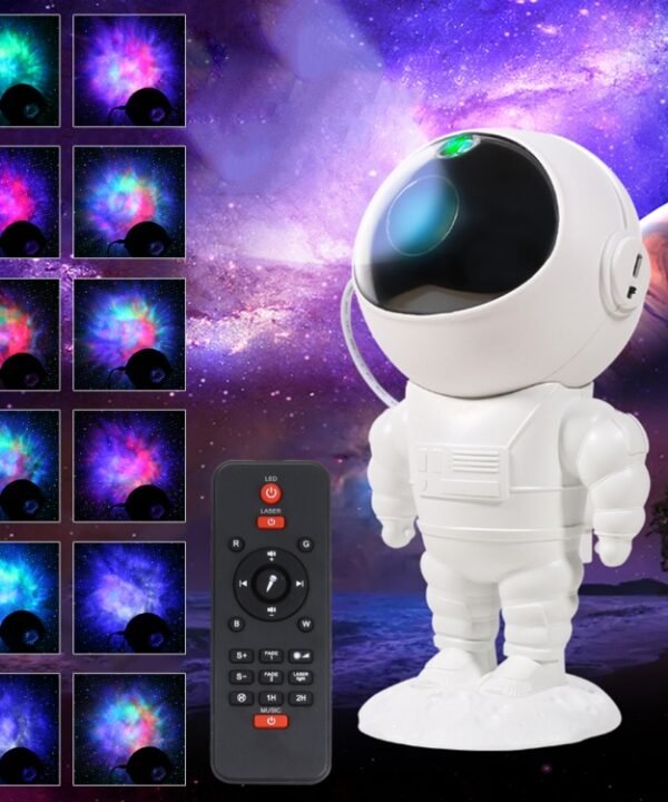 5W Astronaut Starry Sky Projection Lamp USB Night Light, 3