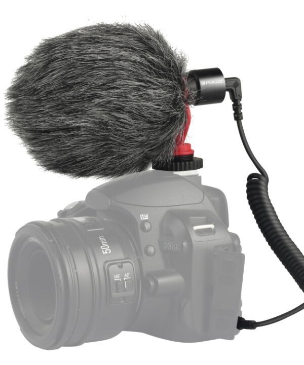 PULUZ Professional Interview Condenser Video Shotgun Microphone with 3.5mm Audio Cable for DSLR & DV Camcorder