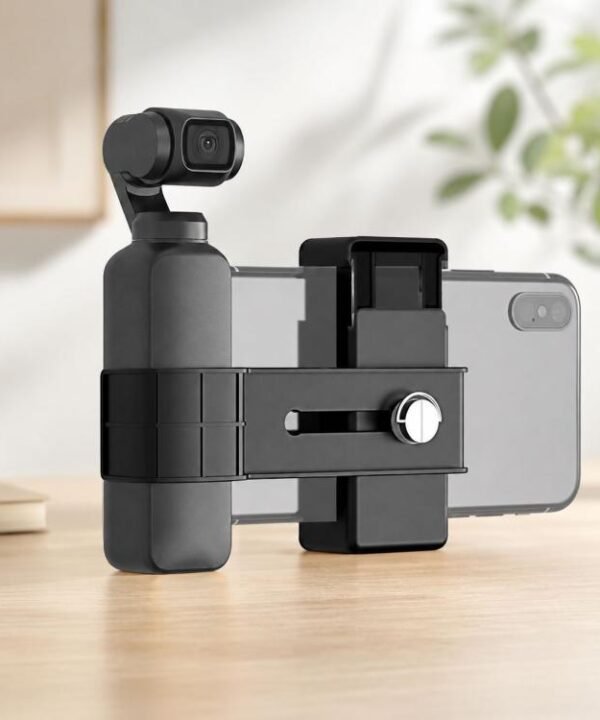 PULUZ Smartphone Fixing Clamp 1/4 inch Holder Mount Bracket for DJI OSMO Pocket / Pocket 2