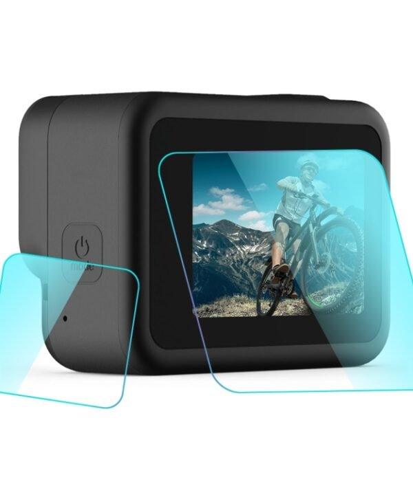 PULUZ for GoPro HERO8 Black Lens + LCD Display 9H 2.5D Tempered Glass Film