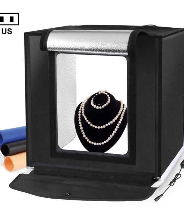 PULUZ 40cm Folding Portable White Light Dimmable Photo Lighting Studio Shooting Tent Box Kit with 6 Colors (Black, Orange, White, Red, Green, Blue) Backdrops, 40cm Box(UK/AE), 40cm Box(US), 40cm Box(UK), 40cm Box(EU), 40cm Box(AU)