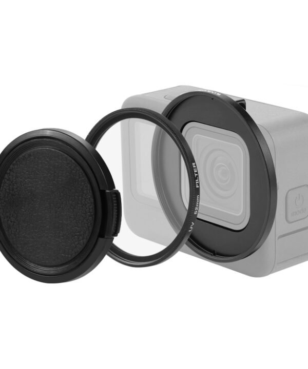 PULUZ 52mm UV Lens Filter for GoPro HERO12 Black /11 Black Mini /11 Black /10 Black /9 Black, with Adapter Ring