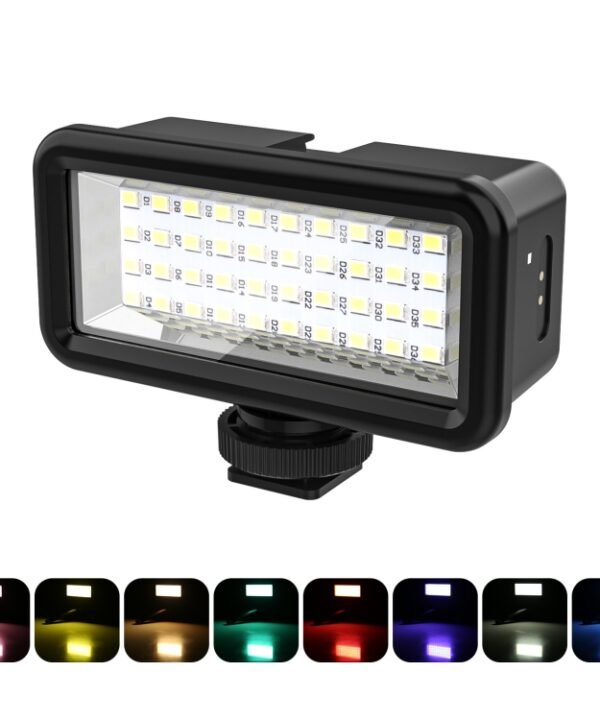 PULUZ 40 LEDs 40m Diving Waterproof Fill Light Camera Video Photo Studio Light, 40 LEDs
