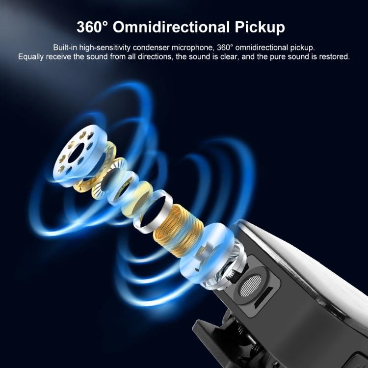 PULUZ Wireless Lavalier Microphone for iPhone / iPad, 8-Pin Receiver, 8-Pin 1 TX + 1 RX - Image 5