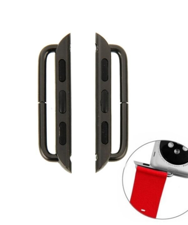 2 PCS for Apple Watch 42mm Metal Strap Connector Metal Buckle