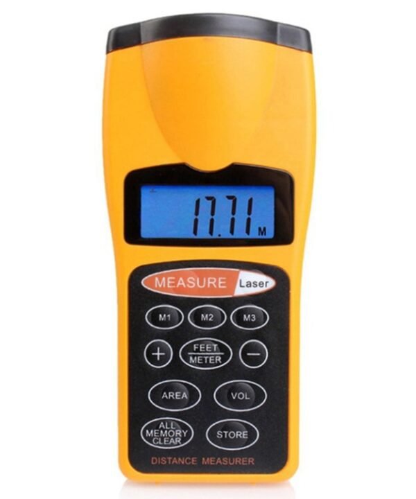 1.8 inch LCD Ultrasonic Distance Measurer With Red Laser Point, CP-3007 (1.5-60 feet)
