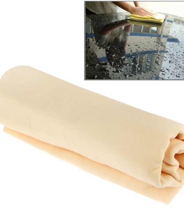 KANEED Super Absorption Clean Cham PVA Synthetic Chamois Car Wash Towel, Size: 43cm x 32cm x 0.2cm (Random Color Delivery)