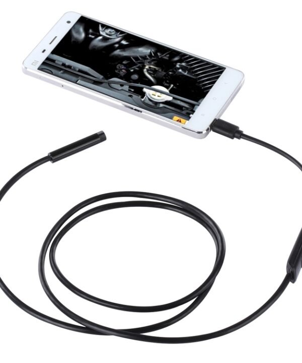 Waterproof Micro USB Endoscope Snake Tube Inspection Camera with 6 LED for OTG Android Phone, Length: 1m, Lens Diameter: 7mm