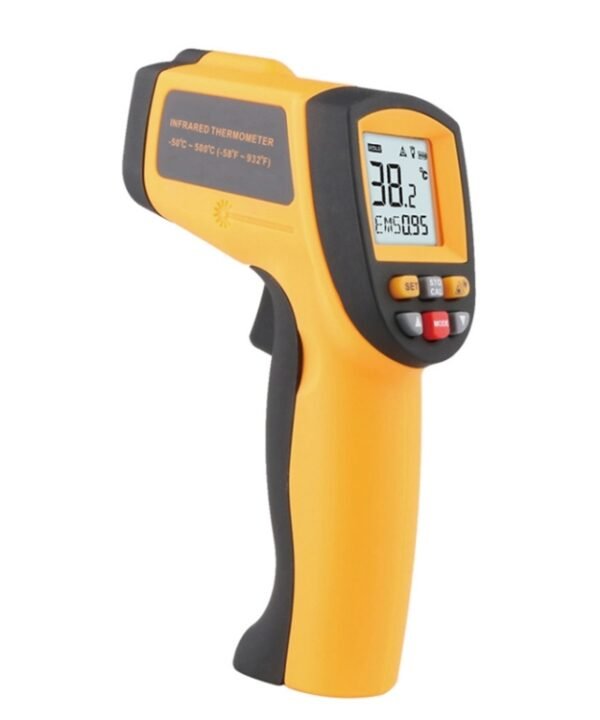 Infrared Thermometer, Temperature Range: -50 - 1150 Degrees Celsius(Orange)