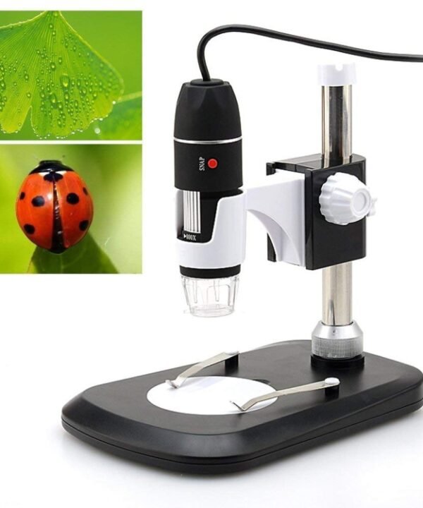 DMS-MDS800 40X-800X Magnifier 2.0MP Image Sensor USB Digital Microscope with 8 LEDs & Professional Stand