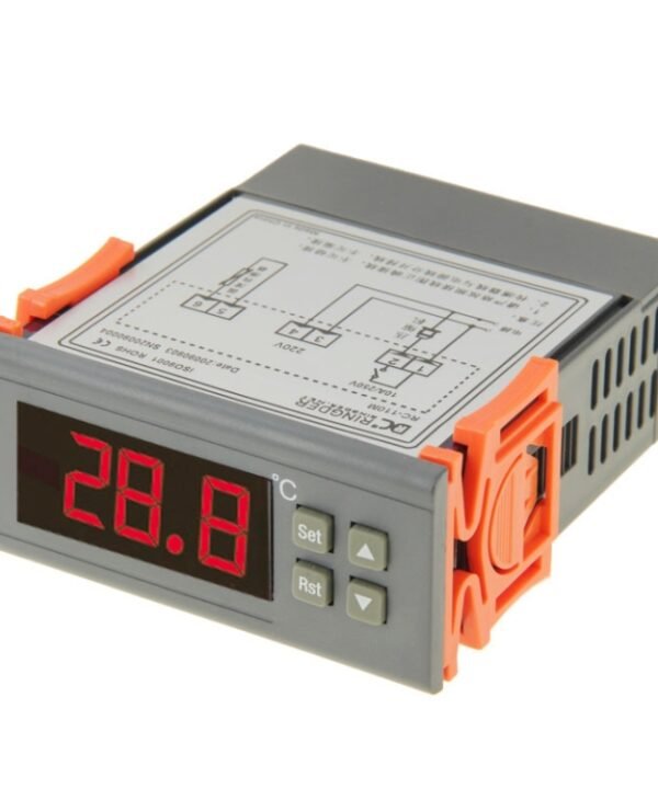 RC-210M Digital LCD Temperature Controller Thermocouple Thermostat Regulator with Sensor Termometer, Temperature Range: -40 to 110 Degrees Celsius