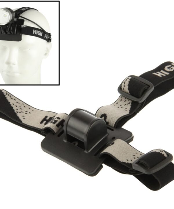 Retractable Head Strap Mount for Headlamp, Head Strap Length: 45cm (Using in S-CA-8102)