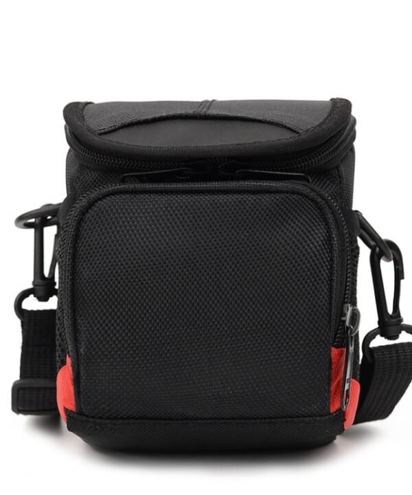 Universal Mini Digital Cloth Camera Bag with Strap, Size: 115 x 105 x 155mm(Black)