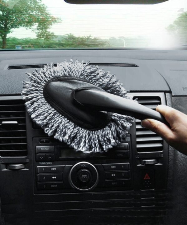 KANEED SL-915 Car Dash Duster Washable Microfiber Interior and Exterior Surface Cleaner Wax Treated Professional Detailing Tool, Size: 34 x 19cm, Surface Cleaner, UK Stock Surface Cleaner, US Stock Surface Cleaner, Surface Cleaner Blue