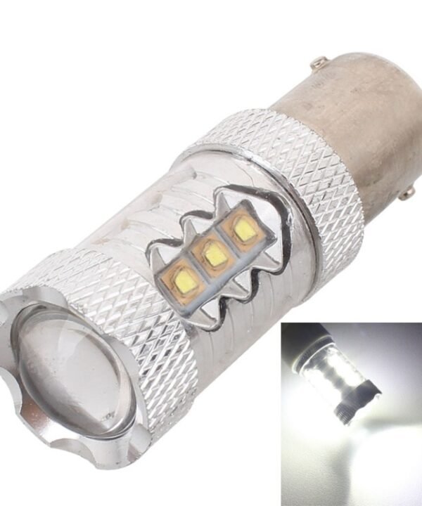 1156/BA15S 80W 800LM 6500K White Light 16-3535-LEDs Car Backup Light , Constant Current , DC12-24V