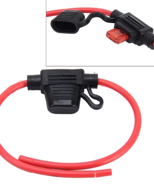 Waterproof Fuse Box Fuse Holder with Wire, DC12V