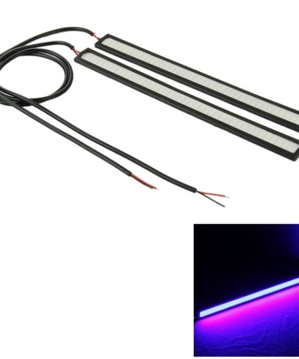 2 PCS 6W*2 DRL LED Light Bar Car Light Source Waterproof Daytime Running Lights, DC 12V, NCD-17BK Blue Light, NCD-17BK ICE Blue Light
