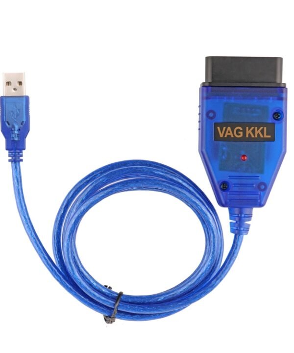 USB Cable KKL VAG-COM Car Auto Scanner Scan Tool for VW/Audi 409.1(Blue)