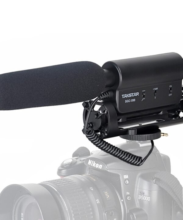TAKSTAR SGC-598 Professional Photography Interview Dedicated Microphone for DSLR & DV Camcorder
