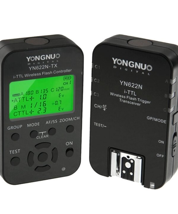 YONGNUO YN622N-KIT i-TTL Wireless Flash Trigger Controller + Transceiver Kit for Nikon Camera