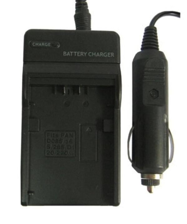 Digital Camera Battery Charger for Panasonic D08S/ 16S/ 28S/ D120/ 220/ 320(Black)