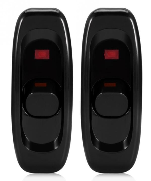 GW320 DIY Water Resistant In-Line On / Off Cord Switch, 2 Pcs in One Packaging, the Price is for 2 Pcs