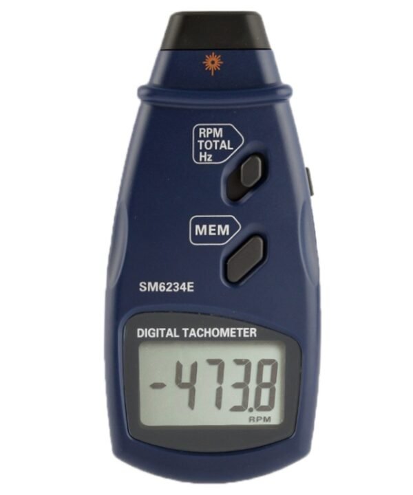 Digital Laser Photo Tachometer Non Contact RPM Tach (SM6234E)