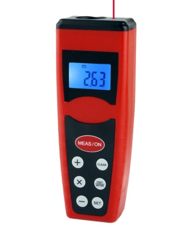 Ultrasonic Distance Measure Measurer with Laser Pointer, Range: 0.5-18m (CP-3000)