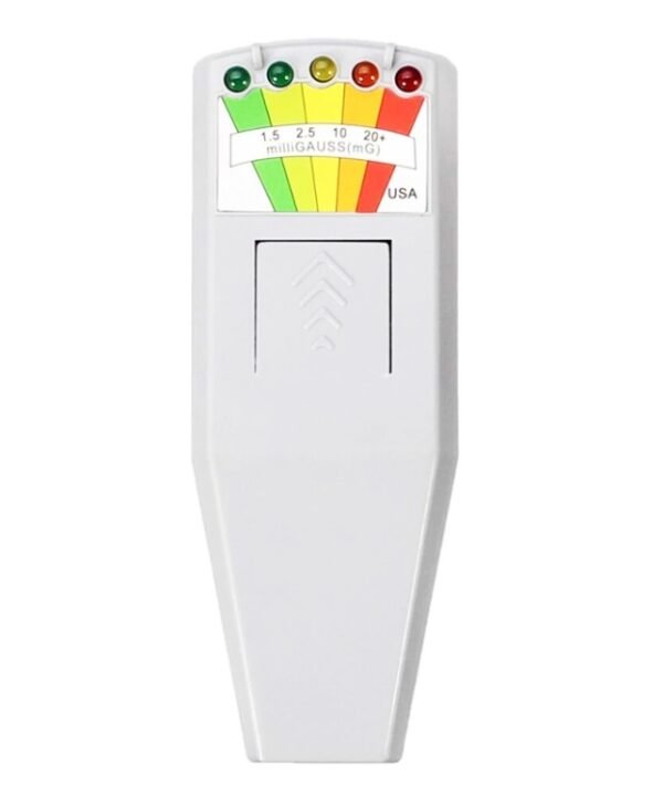 5-LED Electromagnetic Radiation Detector EMF Meter Tester, Style 2  White, Style 2 Black