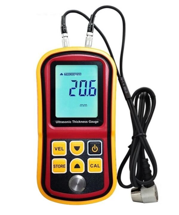 GM-100 Ultrasonic Thickness Meter Tester Gauge Velocity 1.2~225mm(Red)