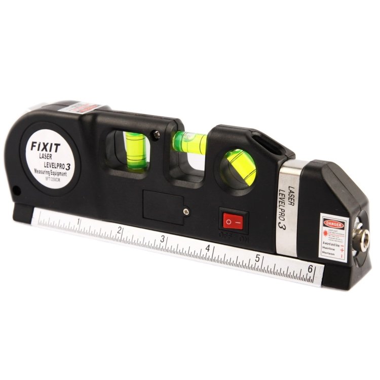 Level Laser Aligner Horizon Vertical Measuring Tape - Image 3