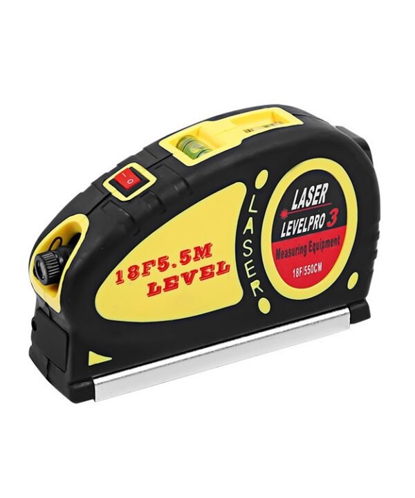 Laser Level with Tape Measure Pro (550cm), LV-05(Yellow)